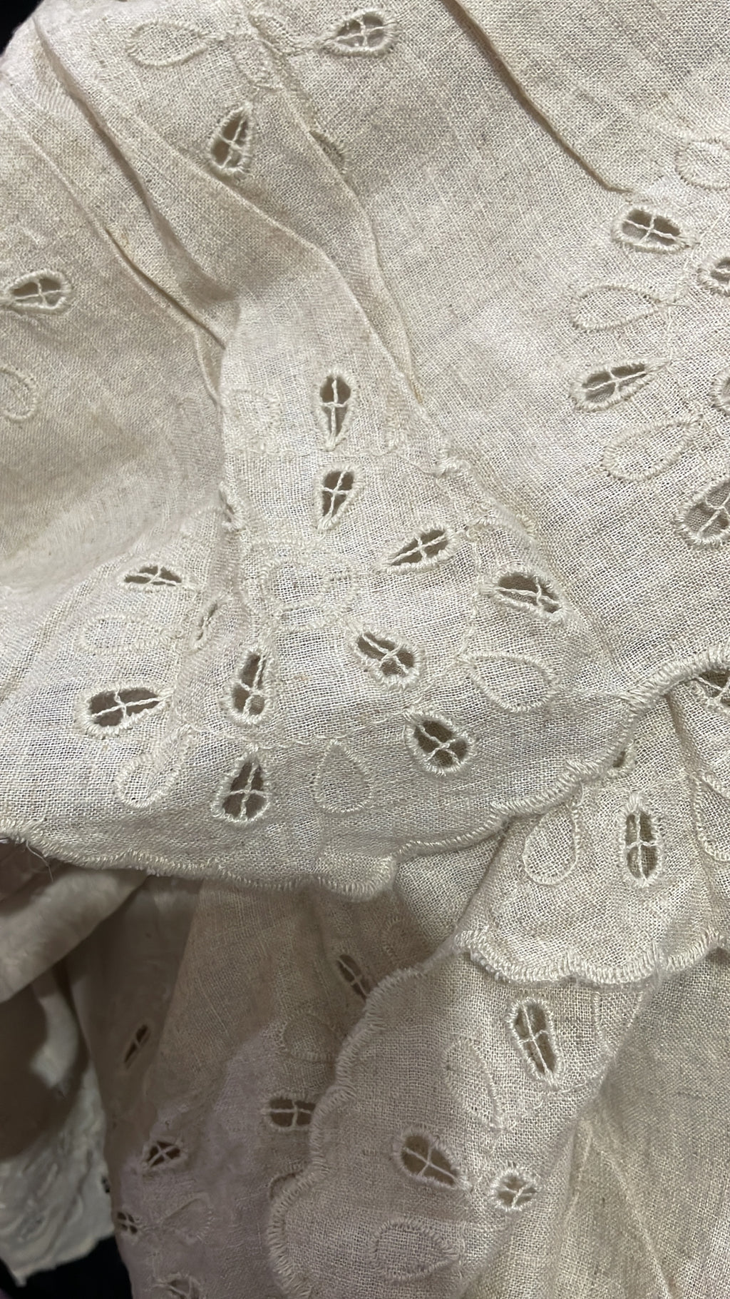 Z linen cutwork dress