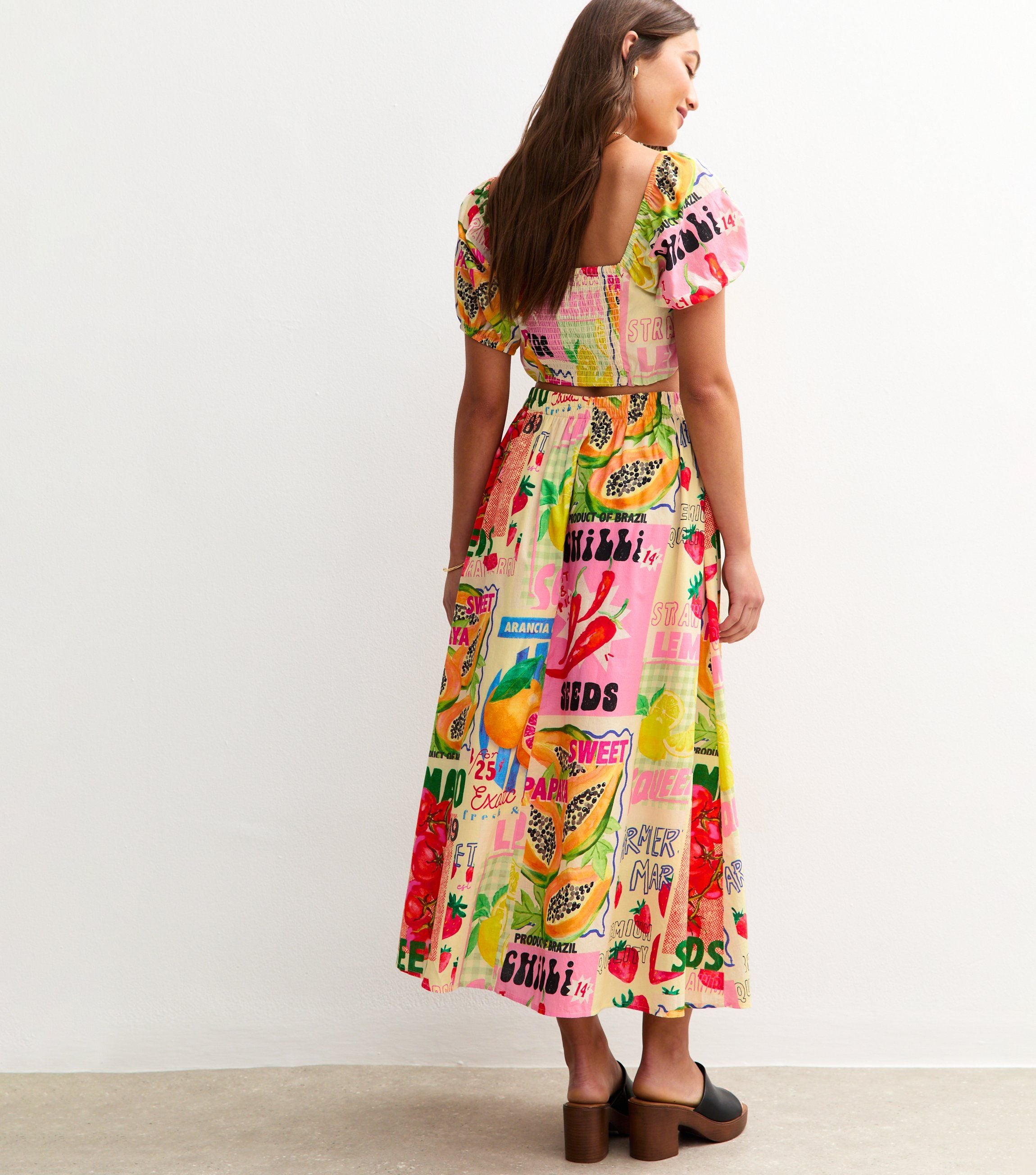 NL vacation print skirt