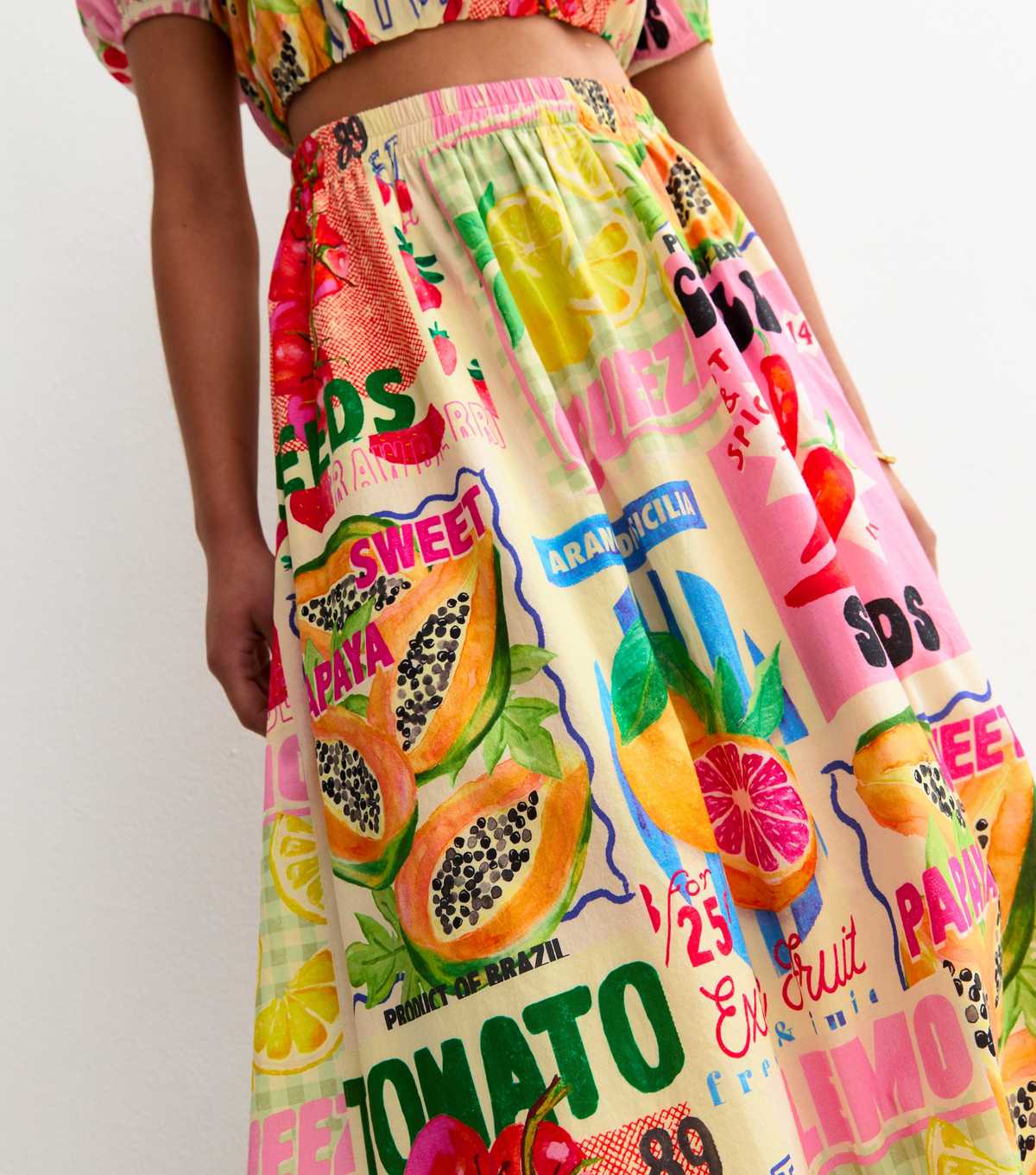 NL vacation print skirt