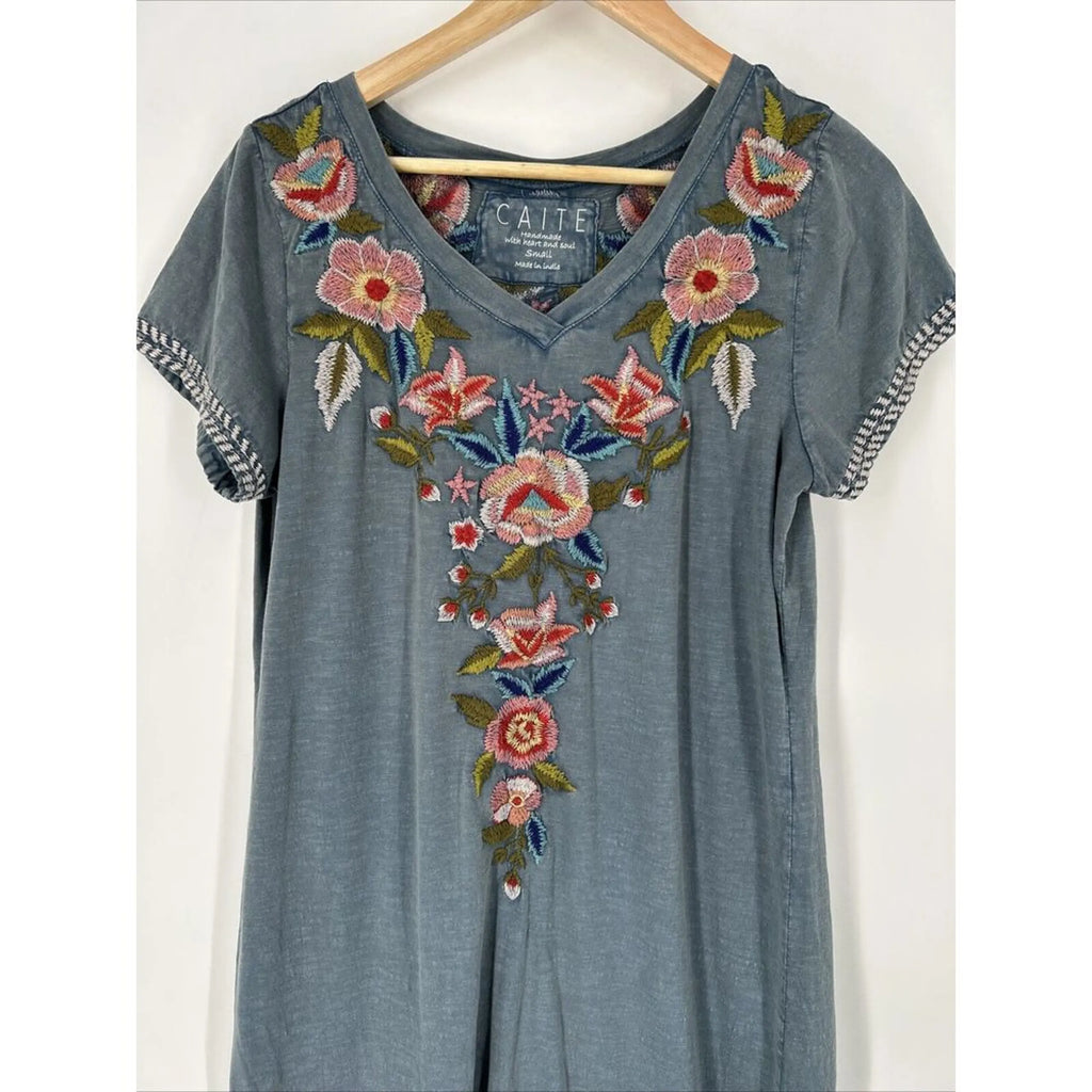 KS Wash Effect Blue Dress