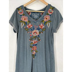 KS Wash Effect Blue Dress