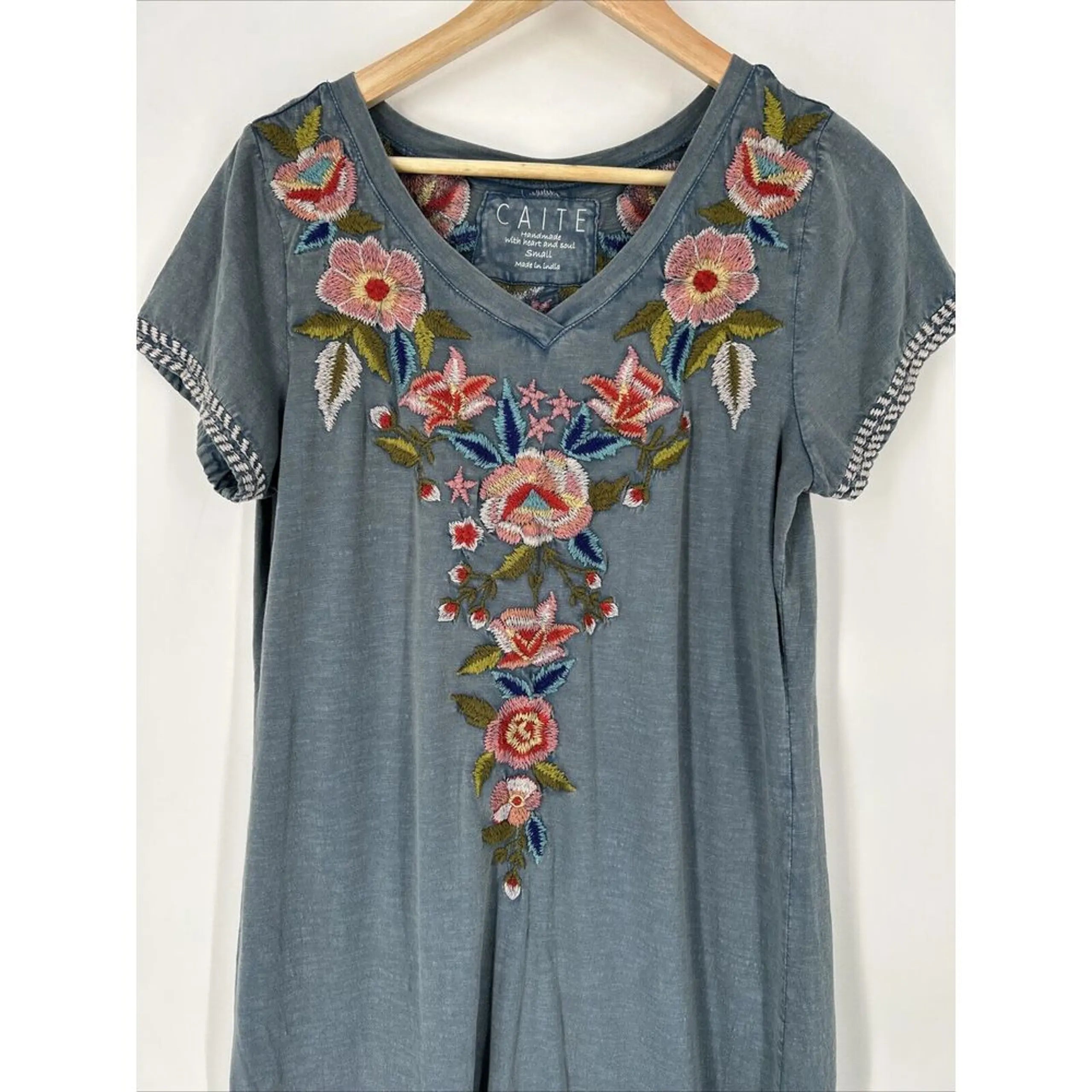 KS Wash Effect Blue Dress