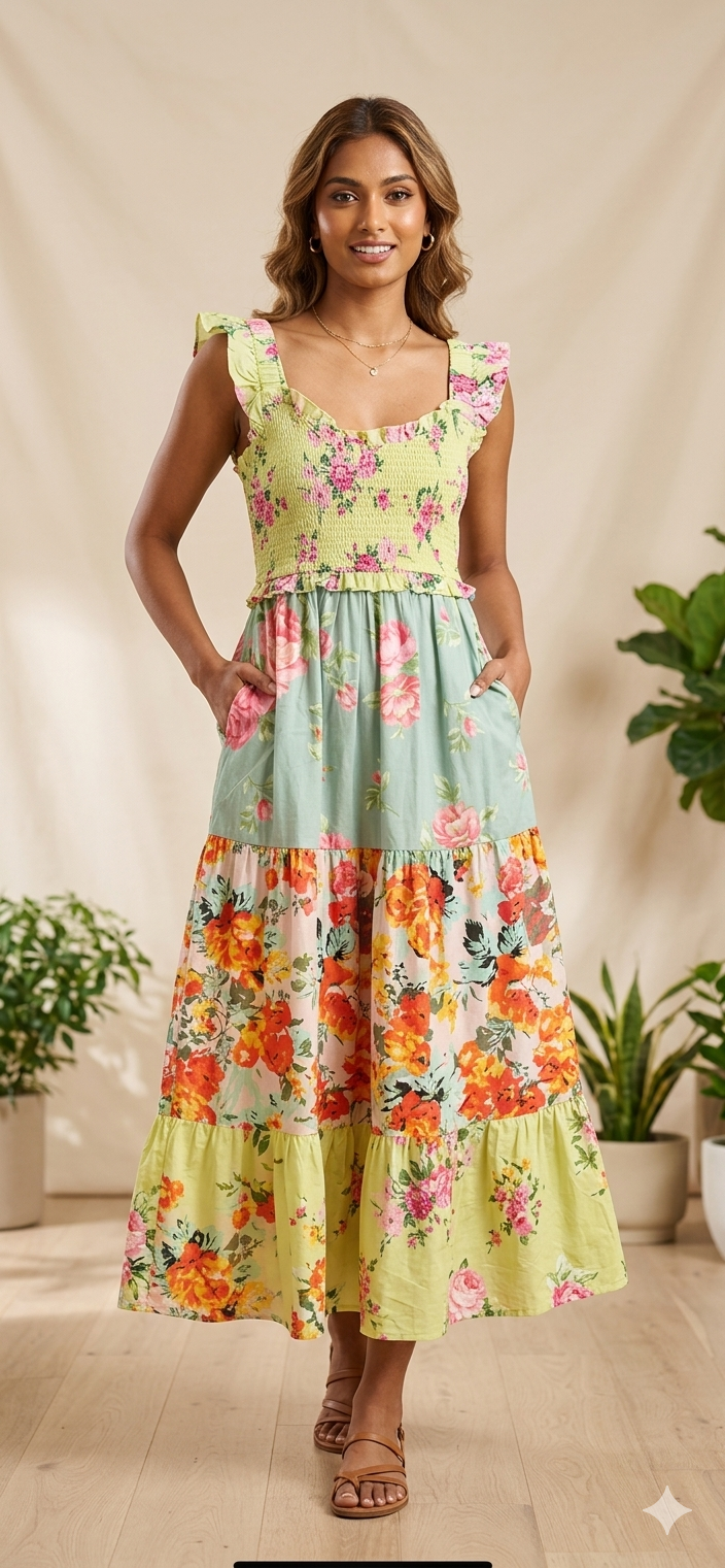 Rebellion Printed Maxi Dress