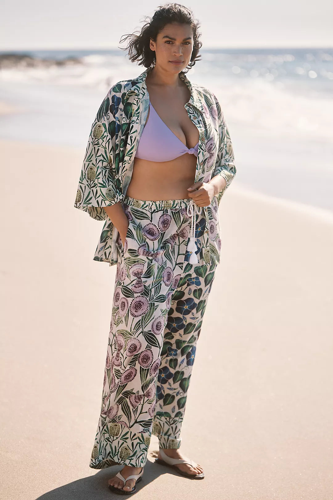 ANT Pure Linen Floral Co-ord Set