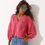 Organic cotton top pink