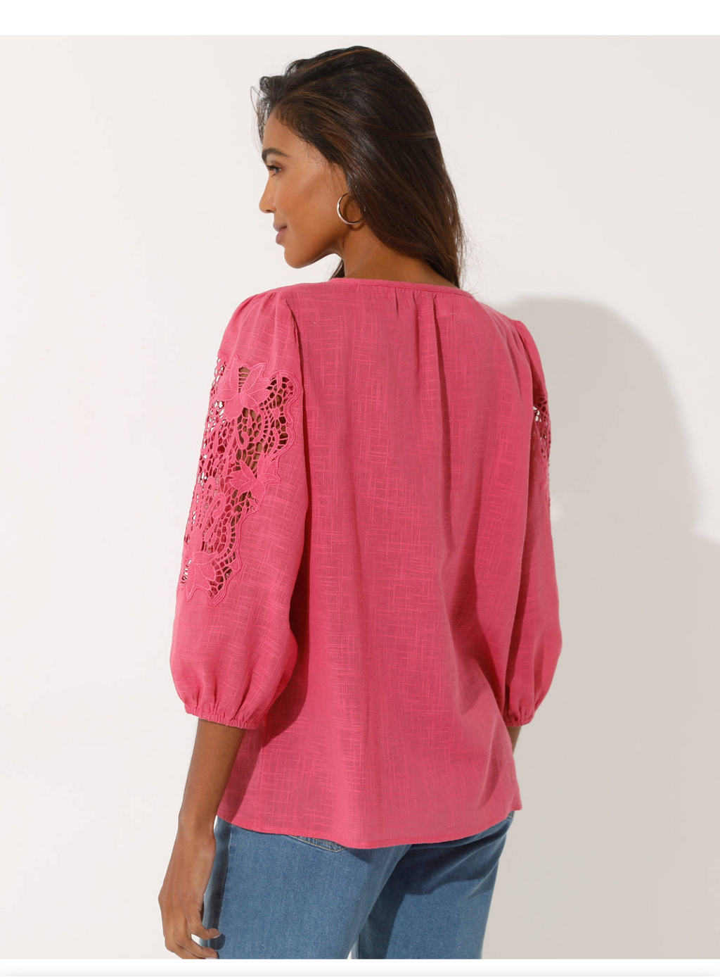 Organic cotton top pink