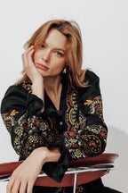 PRD Black Embroideried Cutwork Dress