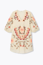 PRD Beige Embroideried dress