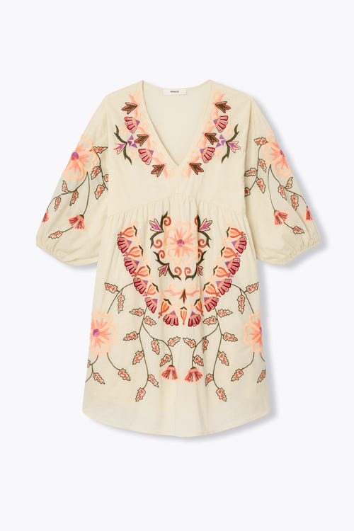 PRD Beige Embroideried dress
