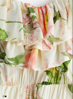 HM CREAM floral dress