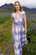 OP Lilac Silk Star Dress