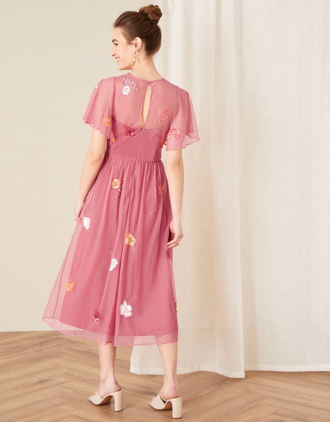 MNSOON Pink Embroideried Dress