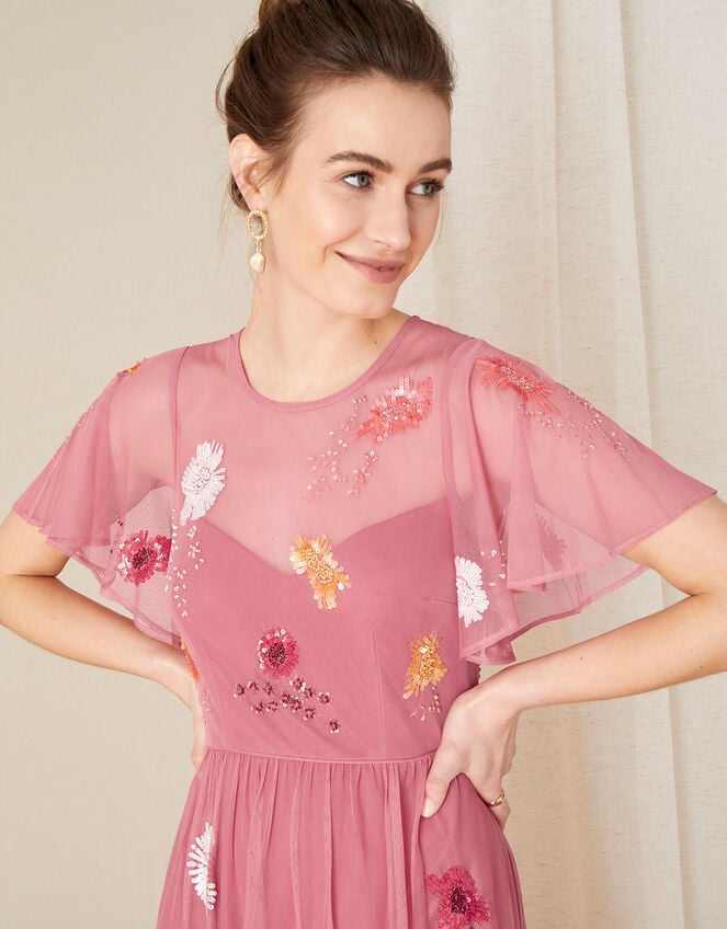 MNSOON Pink Embroideried Dress